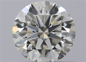 Picture of Natural Diamond 0.50 Carats, Round with Very Good Cut, K Color, VVS1 Clarity and Certified by GIA