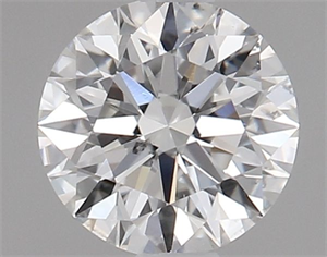 Foto Diamante Natural 0.51 quilates, Redondo , Color F, claridad SI1 y certificado GIA de