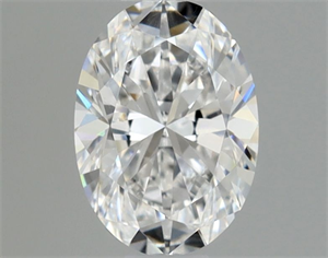 Picture of Natural Diamond 0.46 Carats, Oval with  Cut, D Color, VS1 Clarity and Certified by GIA