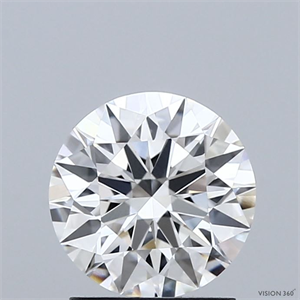 Picture of Lab Grown Diamond 1.55 Carats, Round with Ideal Cut, E Color, VVS2 Clarity and Certified by IGI