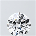 Lab Grown Diamond 1.54 Carats, Round with Ideal Cut, F Color, VVS2 Clarity and Certified by IGI