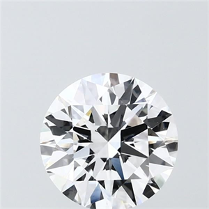 Picture of Lab Grown Diamond 1.54 Carats, Round with Ideal Cut, F Color, VVS2 Clarity and Certified by IGI