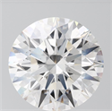 Lab Grown Diamond 6.20 Carats, Round with Ideal Cut, G Color, VS2 Clarity and Certified by IGI