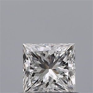 Picture of Natural Diamond 0.43 Carats, Princess with  Cut, D Color, VVS1 Clarity and Certified by GIA