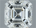 Diamante Natural 1.05 quilates, Asscher , Color H, claridad VS1 y certificado IGI