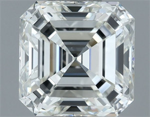 Picture of Natural Diamond 1.05 Carats, Asscher with  Cut, H Color, VS1 Clarity and Certified by IGI