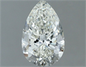 Diamante Natural 0.72 quilates, De pera , Color H, claridad VVS1 y certificado IGI