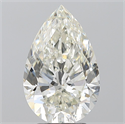 Natural Diamond 3.51 Carats, Pear with  Cut, J Color, SI2 Clarity and Certified by GIA