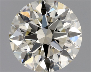 Picture of Natural Diamond 0.70 Carats, Round with Excellent Cut, L Color, VVS2 Clarity and Certified by GIA