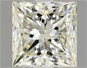 Natural Diamond 1.67 Carats, Princess with  Cut, M Color, VVS1 Clarity and Certified by GIA