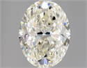 Natural Diamond 1.01 Carats, Oval with  Cut, J Color, VS2 Clarity and Certified by GIA