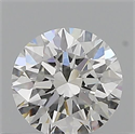 Natural Diamond 0.42 Carats, Round with Excellent Cut, G Color, VVS1 Clarity and Certified by GIA