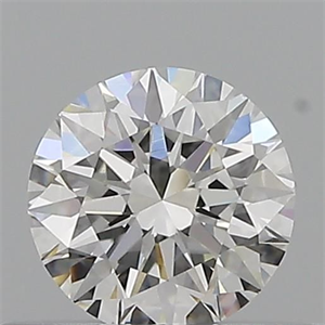 Picture of Natural Diamond 0.42 Carats, Round with Excellent Cut, G Color, VVS1 Clarity and Certified by GIA
