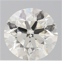 Natural Diamond 0.50 Carats, Round with Very Good Cut, L Color, VVS2 Clarity and Certified by GIA