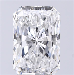 Picture of Natural Diamond 2.00 Carats, Radiant with  Cut, E Color, VS2 Clarity and Certified by GIA