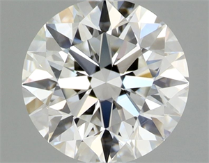 Picture of Natural Diamond 0.76 Carats, Round with Excellent Cut, F Color, VVS2 Clarity and Certified by GIA