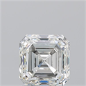 Diamante Natural 1.70 quilates, Asscher , Color I, claridad VS1 y certificado GIA