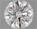 Lab Grown Diamond 1.16 Carats, Round with Excellent Cut, D Color, VS2 Clarity and Certified by GIA