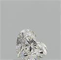 Natural Diamond 0.53 Carats, Heart with  Cut, I Color, SI1 Clarity and Certified by GIA