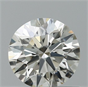 Natural Diamond 0.56 Carats, Round with Excellent Cut, J Color, IF Clarity and Certified by GIA