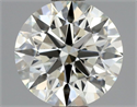 Natural Diamond 0.90 Carats, Round with Excellent Cut, J Color, VS1 Clarity and Certified by GIA
