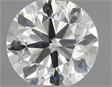 Natural Diamond 0.47 Carats, Round with Very Good Cut, I Color, VS2 Clarity and Certified by IGI