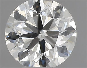 Picture of Natural Diamond 0.47 Carats, Round with Very Good Cut, I Color, VS2 Clarity and Certified by IGI
