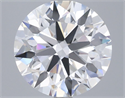 Lab Grown Diamond 4.54 Carats, Round with Ideal Cut, E Color, VVS1 Clarity and Certified by IGI