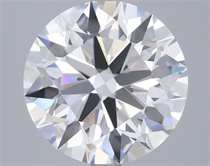Picture of Lab Grown Diamond 4.54 Carats, Round with Ideal Cut, E Color, VVS1 Clarity and Certified by IGI