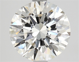 Picture of Natural Diamond 2.50 Carats, Round with Excellent Cut, D Color, VVS2 Clarity and Certified by GIA