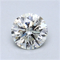 Natural Diamond 0.78 Carats, Round with Excellent Cut, J Color, VS2 Clarity and Certified by GIA