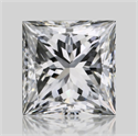 Diamante Natural 0.35 quilates, Princesa , Color E, claridad VVS2 y certificado GIA