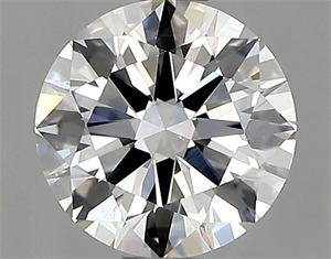 Picture of Natural Diamond 0.91 Carats, Round with Excellent Cut, H Color, VS2 Clarity and Certified by GIA