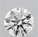Lab Grown Diamond 0.83 Carats, Round with Ideal Cut, E Color, SI1 Clarity and Certified by IGI