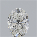 Natural Diamond 0.90 Carats, Oval with  Cut, G Color, SI1 Clarity and Certified by GIA