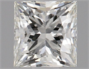 Natural Diamond 0.70 Carats, Princess with  Cut, K Color, VS2 Clarity and Certified by GIA