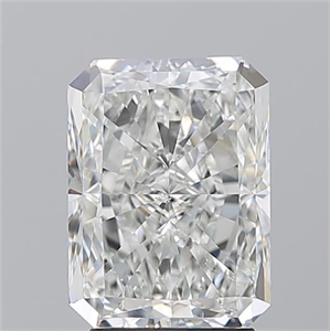 Picture of Natural Diamond 3.02 Carats, Radiant with  Cut, H Color, SI2 Clarity and Certified by GIA