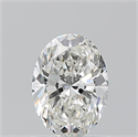 Natural Diamond 1.01 Carats, Oval with  Cut, H Color, VVS2 Clarity and Certified by GIA