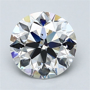 Picture of Natural Diamond 2.00 Carats, Round with Excellent Cut, E Color, SI2 Clarity and Certified by GIA