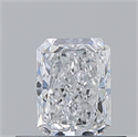 Natural Diamond 0.50 Carats, Radiant with  Cut, D Color, VS1 Clarity and Certified by GIA