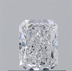 Picture of Natural Diamond 0.50 Carats, Radiant with  Cut, D Color, VS1 Clarity and Certified by GIA