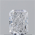 Natural Diamond 0.50 Carats, Radiant with  Cut, D Color, VS1 Clarity and Certified by GIA