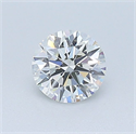 Natural Diamond 0.50 Carats, Round with Excellent Cut, G Color, SI1 Clarity and Certified by GIA