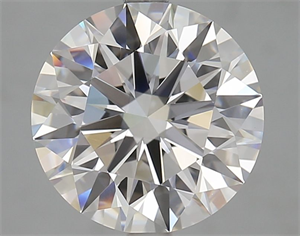 Picture of Lab Grown Diamond 4.00 Carats, Round with Excellent Cut, D Color, VVS1 Clarity and Certified by GIA