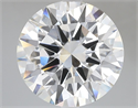 Lab Grown Diamond 7.02 Carats, Round with Excellent Cut, F Color, VS1 Clarity and Certified by IGI
