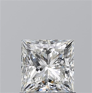 Picture of Natural Diamond 1.03 Carats, Princess with  Cut, H Color, VS1 Clarity and Certified by GIA