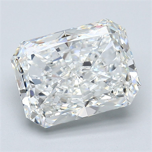 Foto Diamante Natural 4.02 quilates, Radiante , Color H, claridad SI1 y certificado GIA de