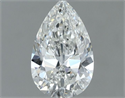 Diamante Natural 0.50 quilates, De pera , Color G, claridad SI2 y certificado GIA