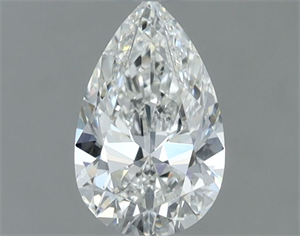 Foto Diamante Natural 0.50 quilates, De pera , Color G, claridad SI2 y certificado GIA de