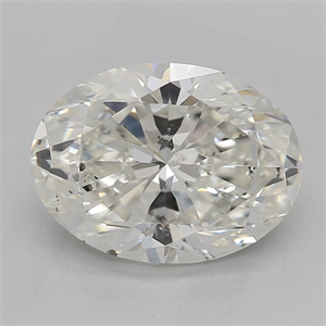 Picture of Natural Diamond 1.79 Carats, Oval with  Cut, I Color, SI2 Clarity and Certified by GIA